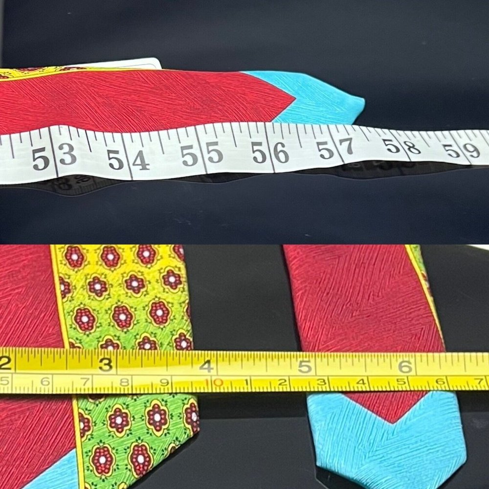 Vintage VITALIANO PANCALDI Men's Silk Tie - Picture 6 of 6